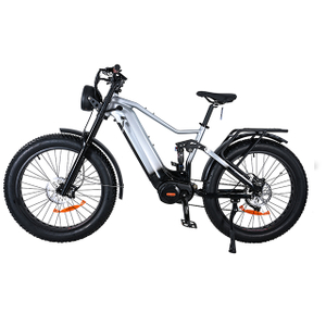 Full Suspension 1000W Power Retro Vintage E Bike Fat Tire Ebike 26*4.0 Fat Tire Electric Bike