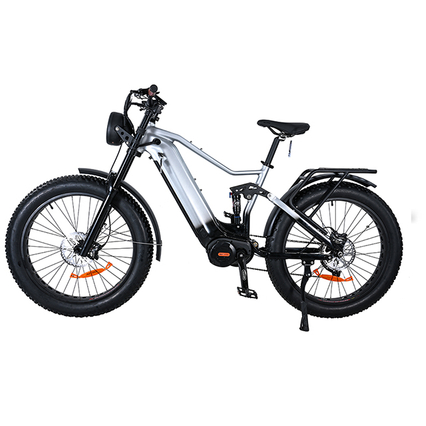 Full Suspension 1000W Power Retro Vintage E Bike Fat Tire Ebike 26*4.0 Fat Tire Electric Bike