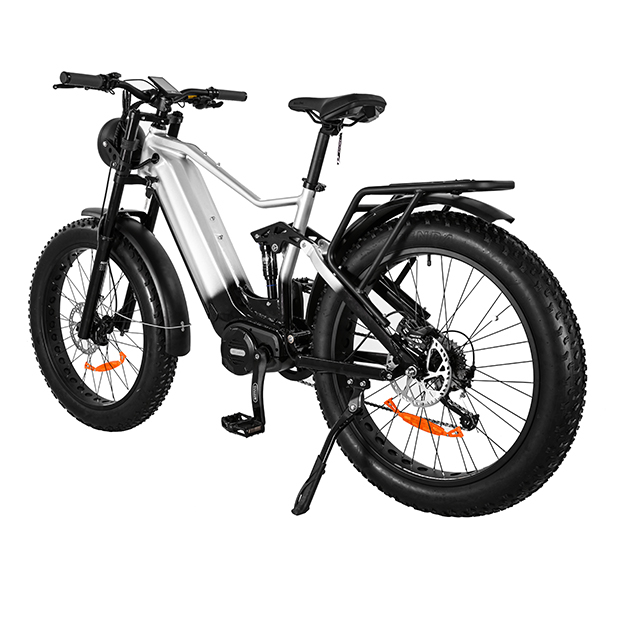 Full Suspension 1000W Power Retro Vintage E Bike Fat Tire Ebike 26*4.0 Fat Tire Electric Bike
