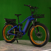 Dual Battery Eletcirc Bike High Power Electric Fat Tire Bike 1500W Hub Motor