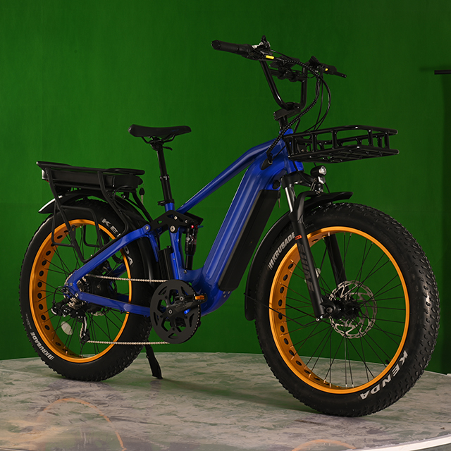Dual Battery Eletcirc Bike High Power Electric Fat Tire Bike 1500W Hub Motor