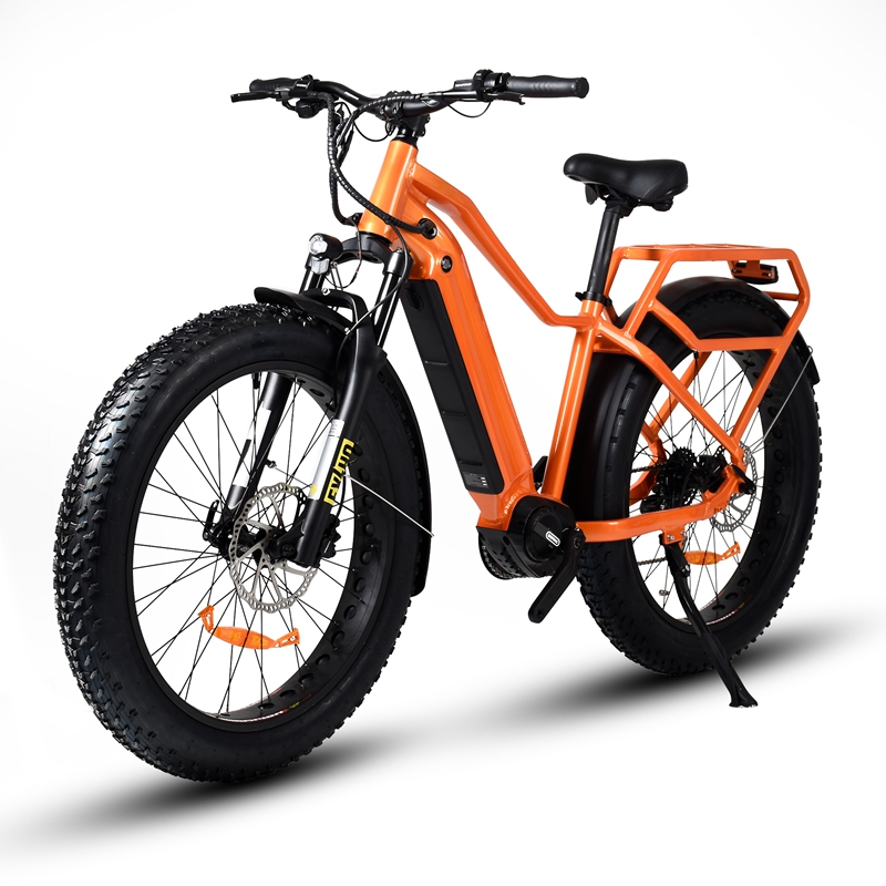 Hard Tail Bike Electric 26" Inch Fat Tyre Bike Bafang 500W Mid Motor Electric Bike 