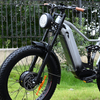 Powerful Dual Motor Dual Battery Electric Bike 52V 1000W+1000W Fat Tire Model for Sell
