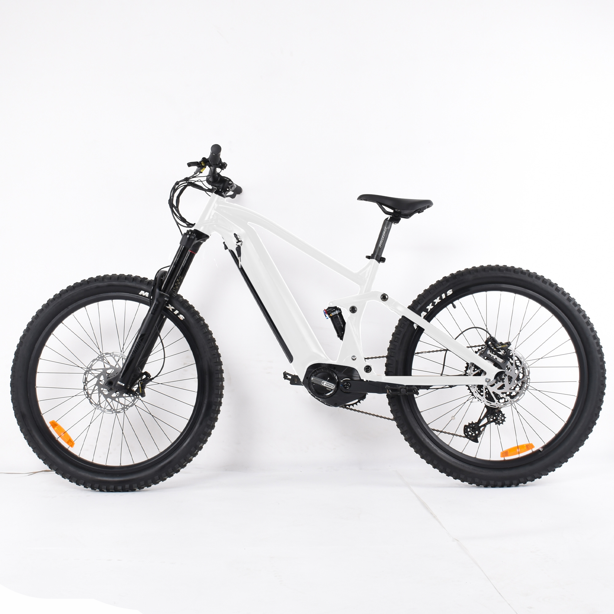 250W Full Suspension Electric Bike Suitable for Dadily Commute Bafang Mid Drive Motor Bike