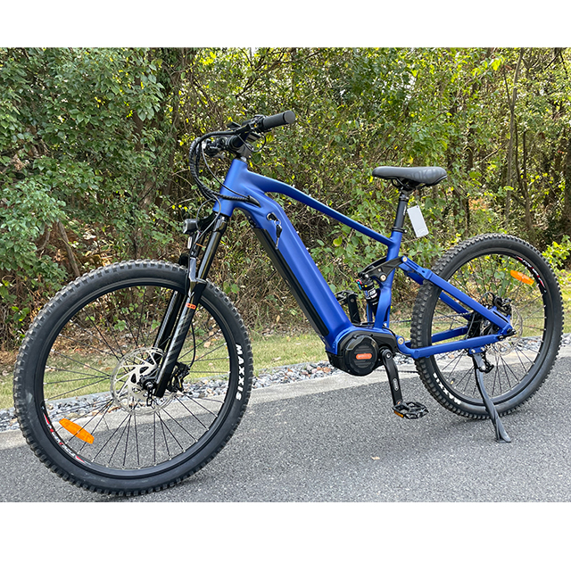 Full Suspension 1000W Power Mountain E Bike Ebike with Thinner Tire