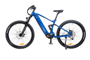 250W Full Suspension Electric Bike Suitable for Dadily Commute Bafang Mid Drive Motor Bike