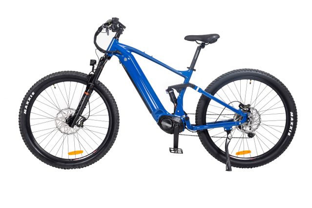 250W Full Suspension Electric Bike Suitable for Dadily Commute Bafang Mid Drive Motor Bike