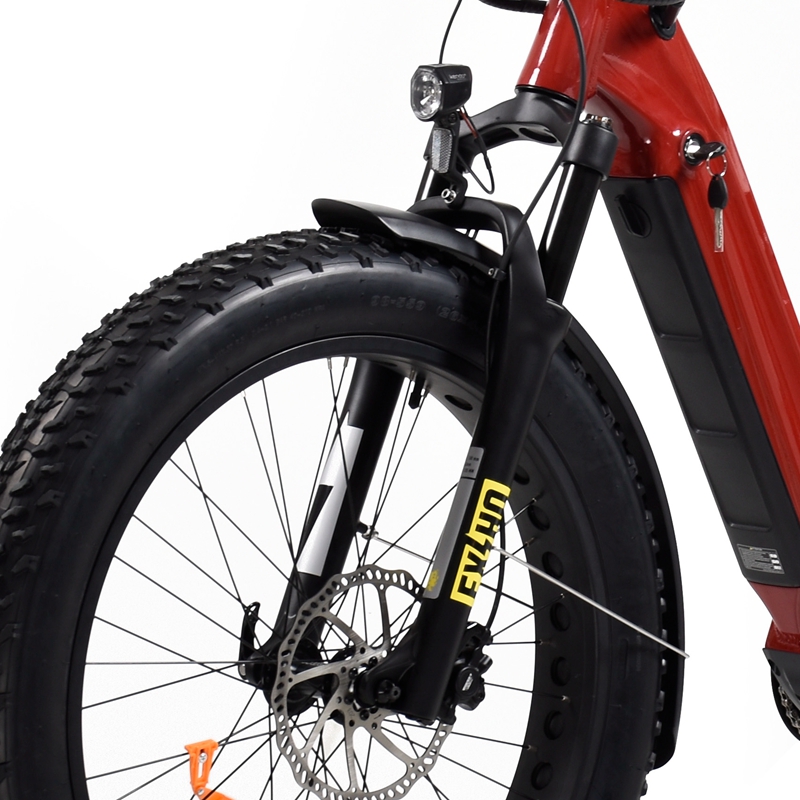 Step Through Bike Electric 26" Inch Fat Tyre Bike Bafang 500W Mid Motor Electric Bike 