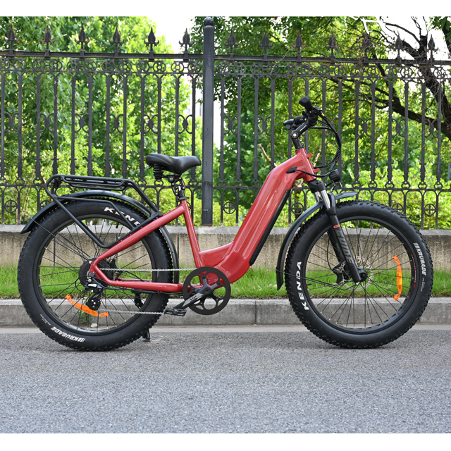 Step Through Design Electric Fat Tire Bike 26