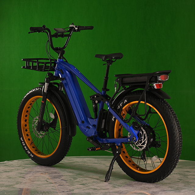 Dual Battery Eletcirc Bike High Power Electric Fat Tire Bike 1500W Hub Motor