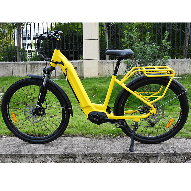 Electric Bike Factory 350W/500W Mid Motor City E Bike 27.5'' 10/15Ah Battery Electric Urban Bicycle