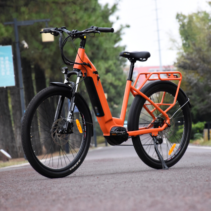 Electric Bike Factory 350W/500W Mid Motor City E Bike 27.5'' 10/15Ah Battery Electric Urban Bicycle