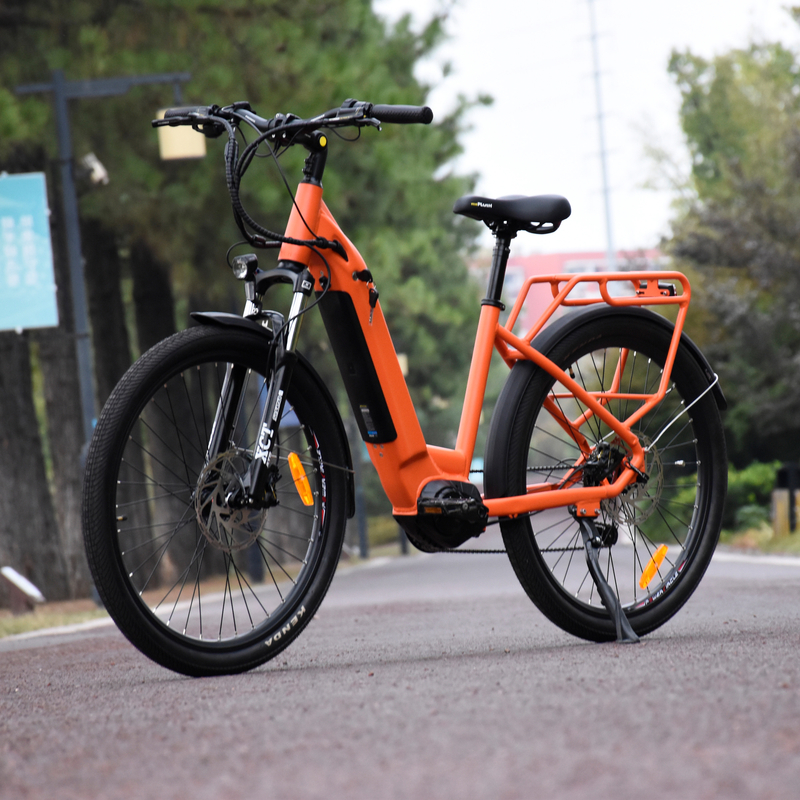 Electric Bike Factory 350W/500W Mid Motor City E Bike 27.5'' 10/15Ah Battery Electric Urban Bicycle
