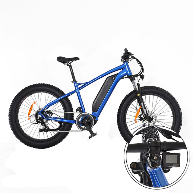 Bafang M600 500W Fat Tire Electric Bike for Sale Max Speed 45km/h Removable Lithium Battery