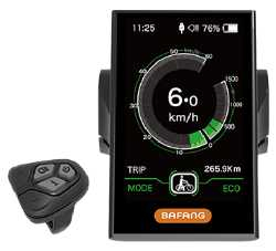 Bafang DPC.18 LCD Display with 48V/52V Option equip with M620 Mid Motor