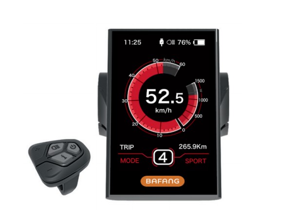 Bafang DPC.18 LCD Display with 48V/52V Option equip with M620 Mid Motor