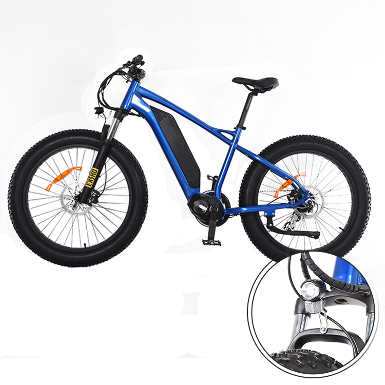 Bafang M600 500W Fat Tire Electric Bike for Sale Max Speed 45km/h Removable Lithium Battery