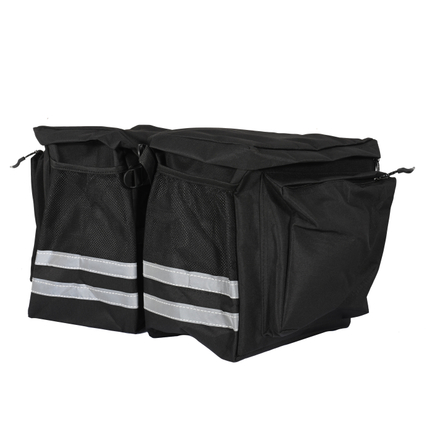 Rear Bag for Rear Rack Big Loading Capacity Canvas Bag with Waterproof Function
