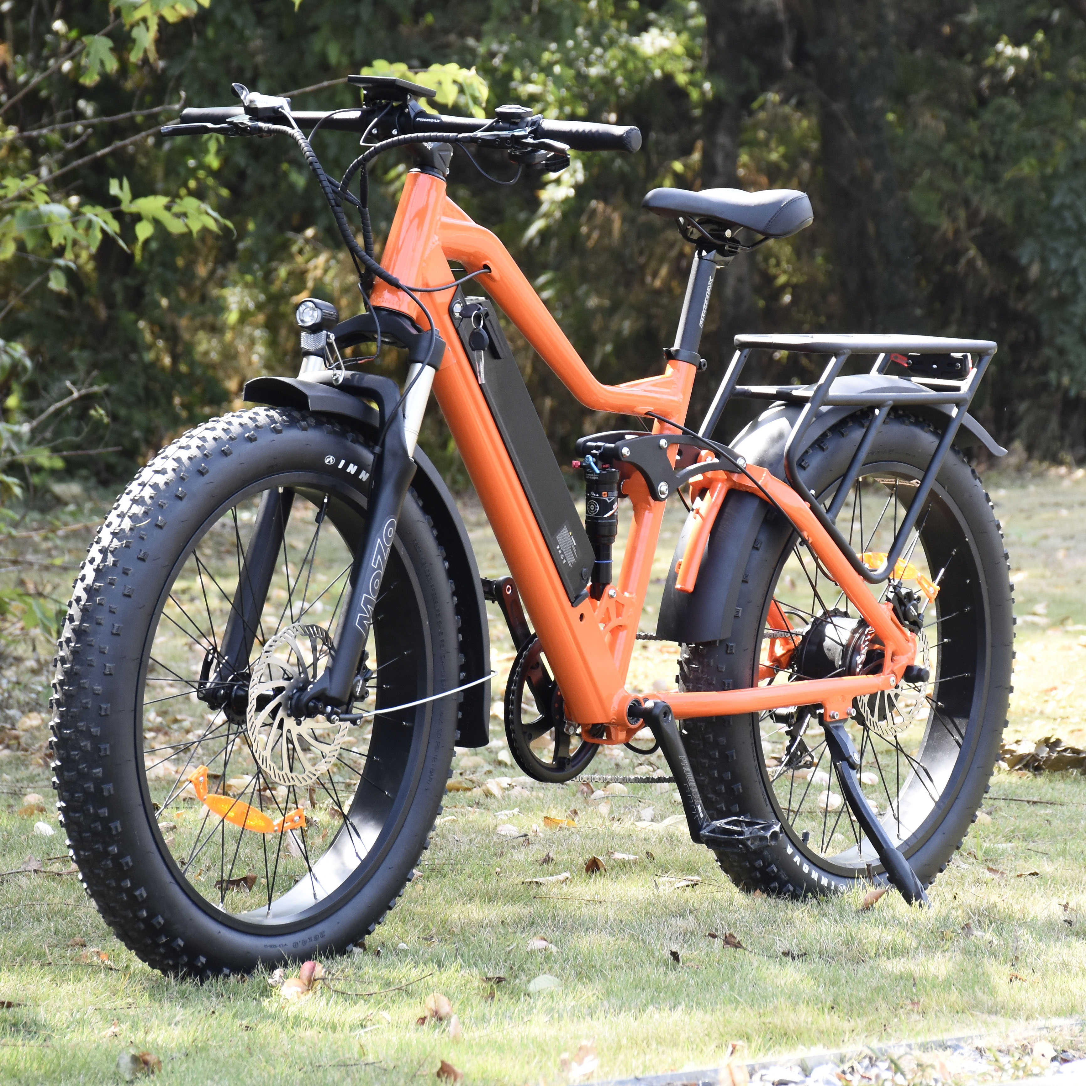 Big Battery Capacity with rear hub motor design 26