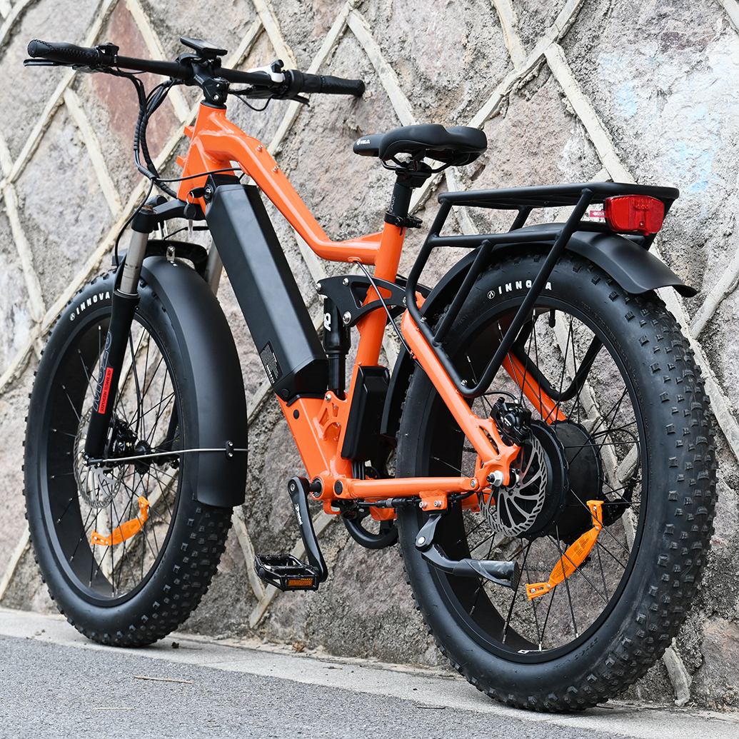Big Battery Capacity with rear hub motor design 26