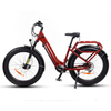 Step Through Bike Electric 26" Inch Fat Tyre Bike Bafang 500W Mid Motor Electric Bike 