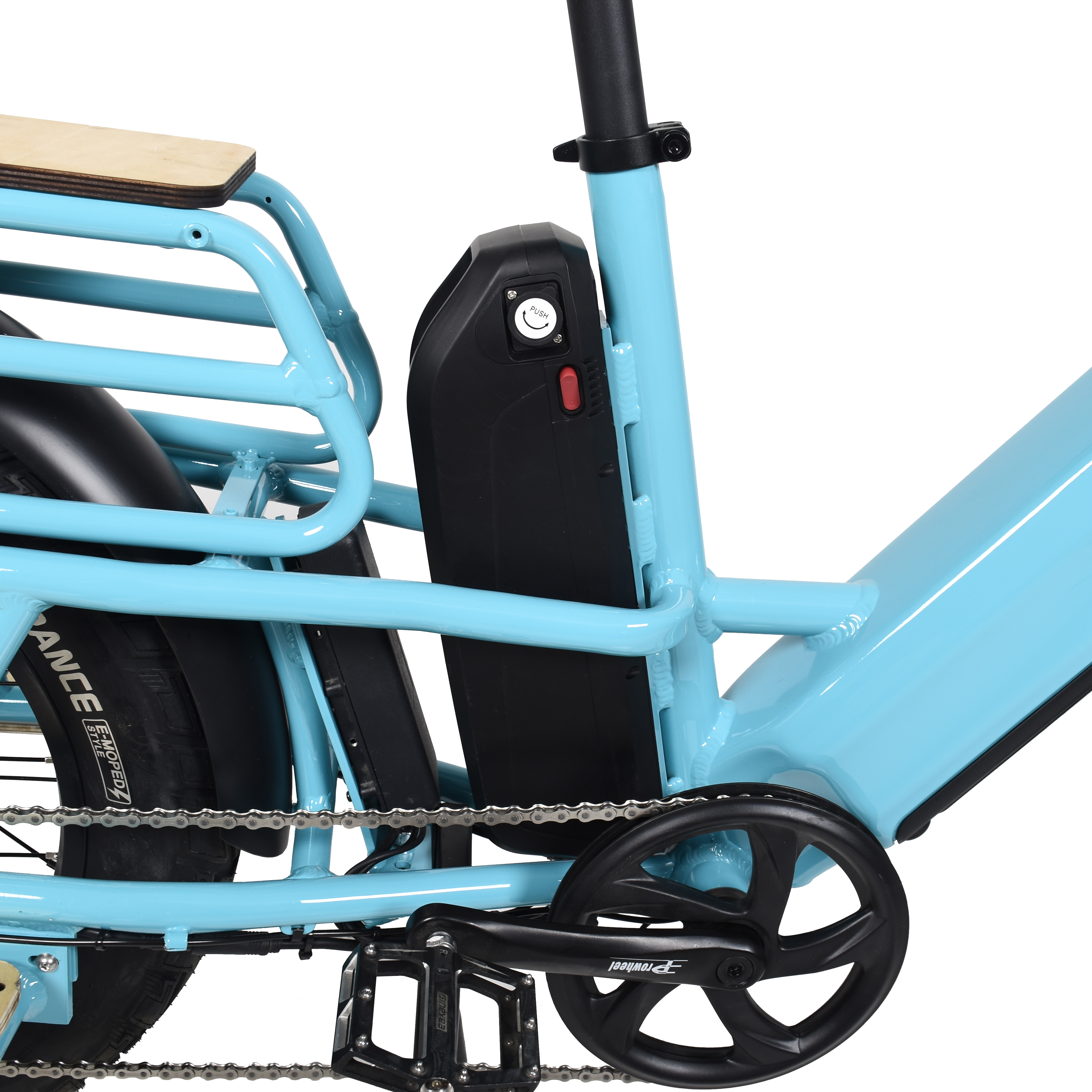 TDN04Z Long Range Cargo Electric Bike Rear Hub Motor Drive Motor Cargo E-bike Dual Battery Design