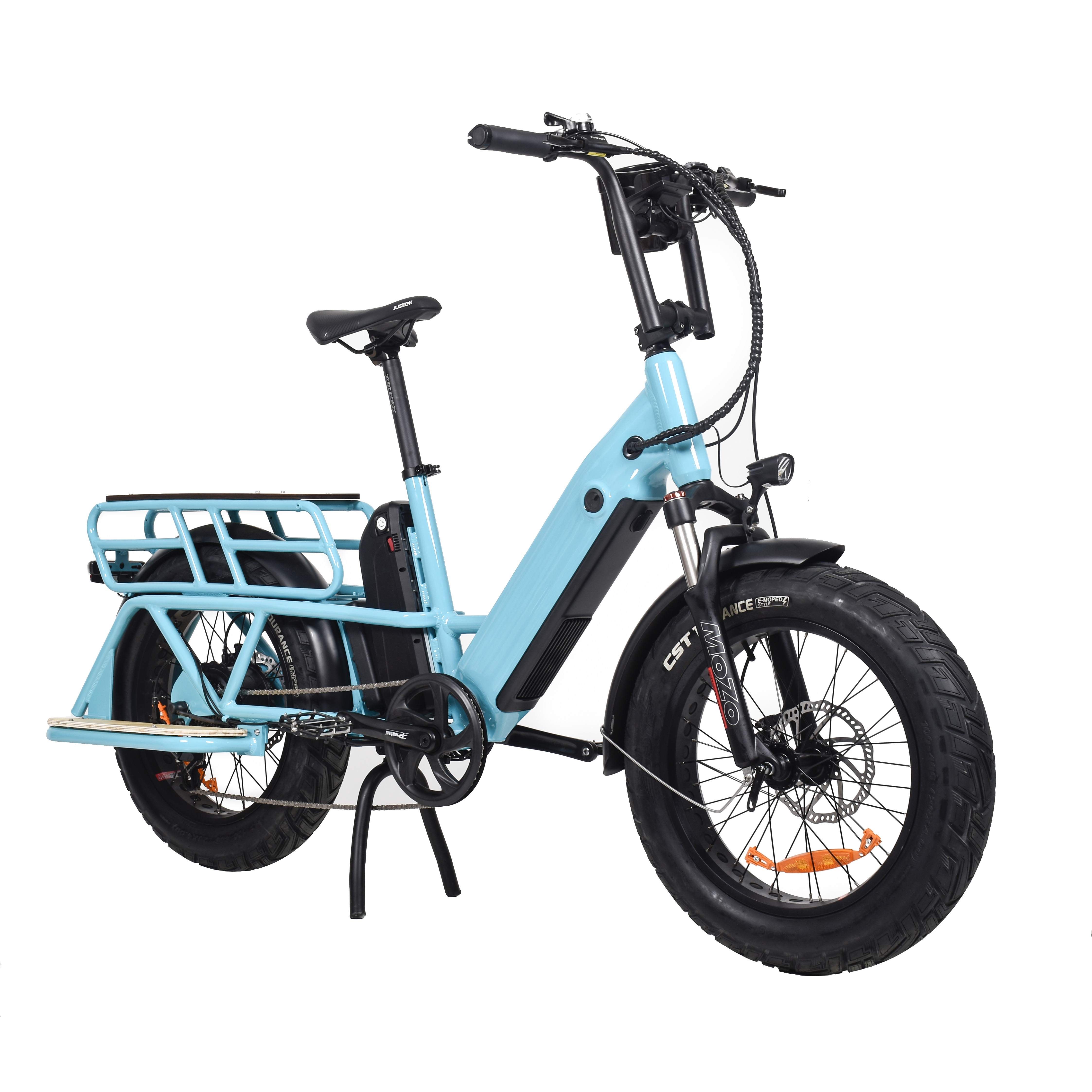 TDN04Z Long Range Cargo Electric Bike Rear Hub Motor Drive Motor Cargo E-bike Dual Battery Design