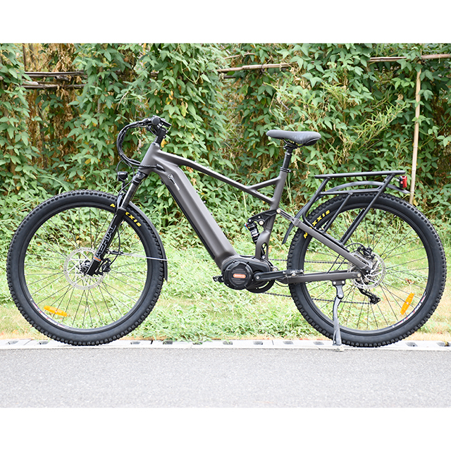 Full Suspension 1000W Power Mountain E Bike Ebike with Thinner Tire