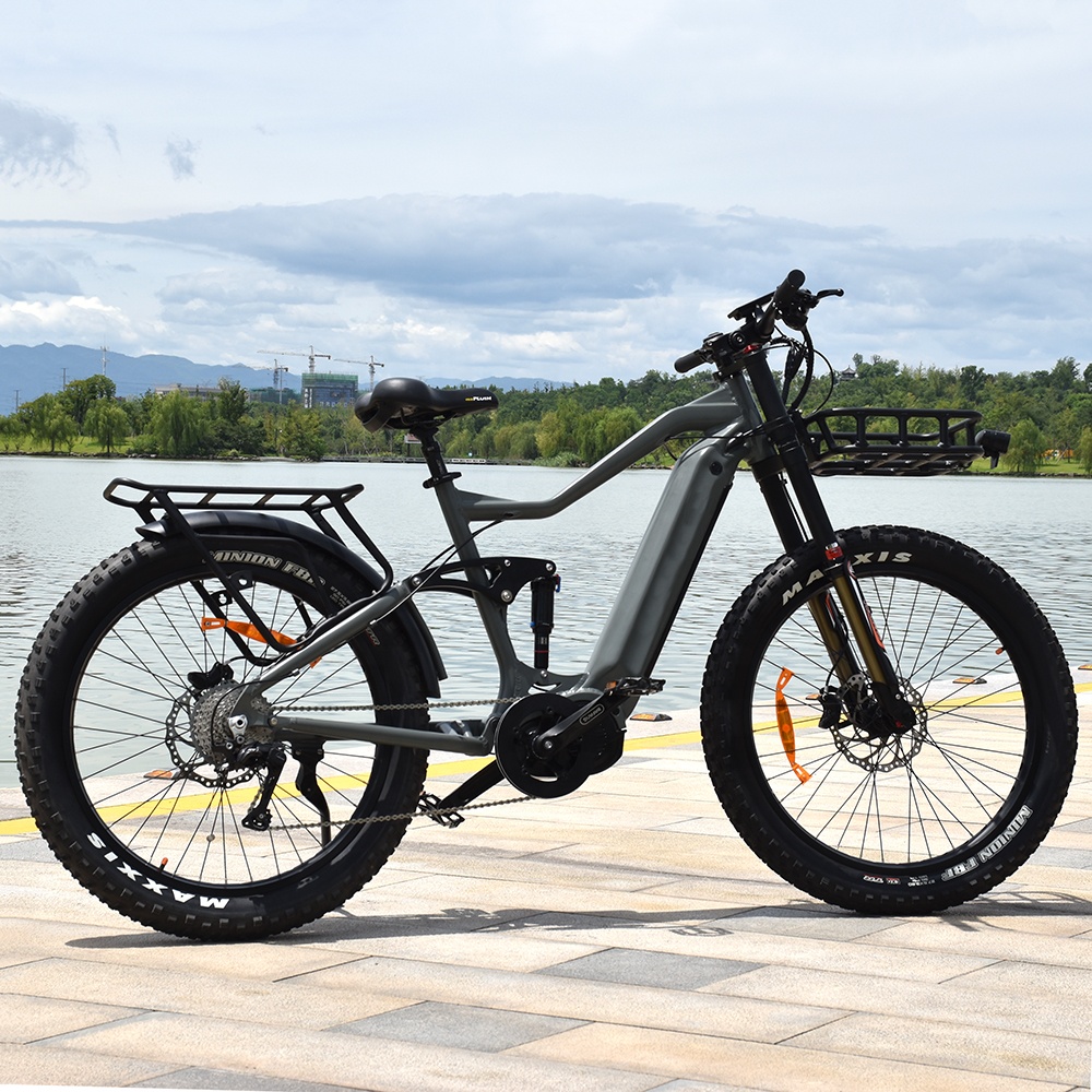 Fat Tire Electric Bike with Bafang M620 1000W mid drive motor fast speed