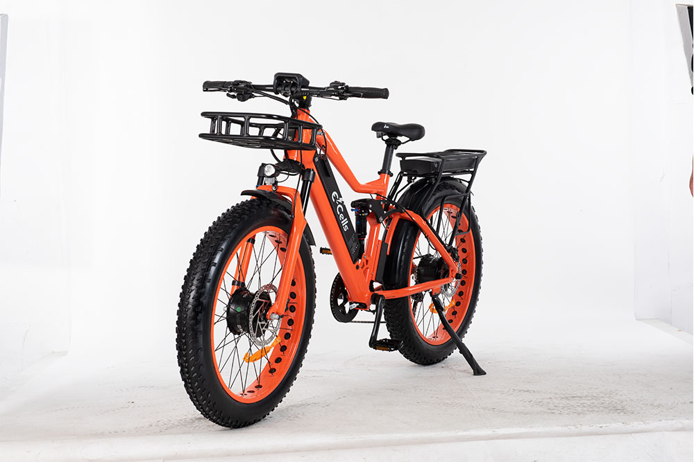 Traverse Any Terrain with Dual Motor Dual Battery E-Bikes